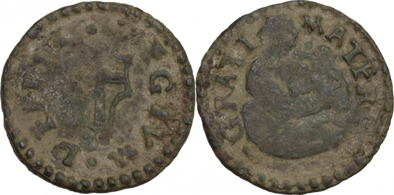 Italy, Genova. Dogi Biennali (terza fase). 4 Denari (16mm, 1.30g). Fine