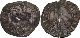 Italy, Milano. Galeazzo II Visconti (1354-1378). Sesino (19mm, 0.90g). Broken, Fair