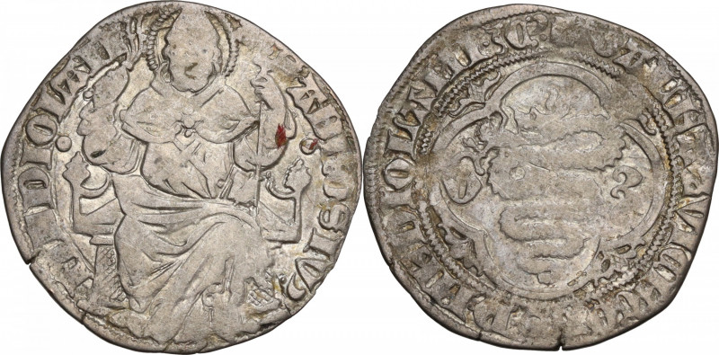 Italy, Milano. Gian Galeazzo Visconti (1385-1402). AR Grosso (24mm, 2.20g). Good...
