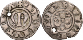 Italy, Modena. Comune, 1226-1293. AR Grosso (20mm, 1.30g). Holed, near VF