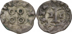 France, Melgueil. Uncertain Count or Bishop, 13th century. BI Obol (14mm, 0.50g). Good Fine