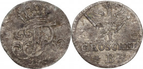 Germany, 1 Groschen 1757 ? (15mm, 0.50g). Good Fine