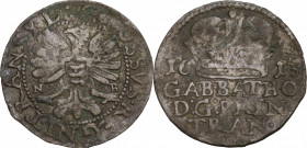 Hungary, Transylvania. Gabriel Báthory (1608-1613). Groschen 1613 (20.5mm, 1.40g). Near VF