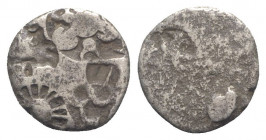 India. Pre-Mauyran (Ganges Valley). Magadha Janapada. 6th-5th century BC. Karshapana (14mm, 2.44g)