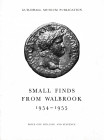 AA.VV. Small Finds From Walbrook, 1954-1955. Guildhall Museum Publications. 1958. 20pp, 9 b/w plates