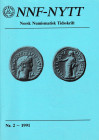 Christiansen J. C., NNF-NYTT Norsk Numismatisk Tidsskrift Nr. 2. 1991. 106pp, b/w illustrations. German text
