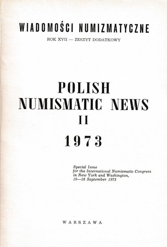 Meclewska M., Nicolaus Copernicus - A physician of coinage. Wiadomosci Numizmaty...