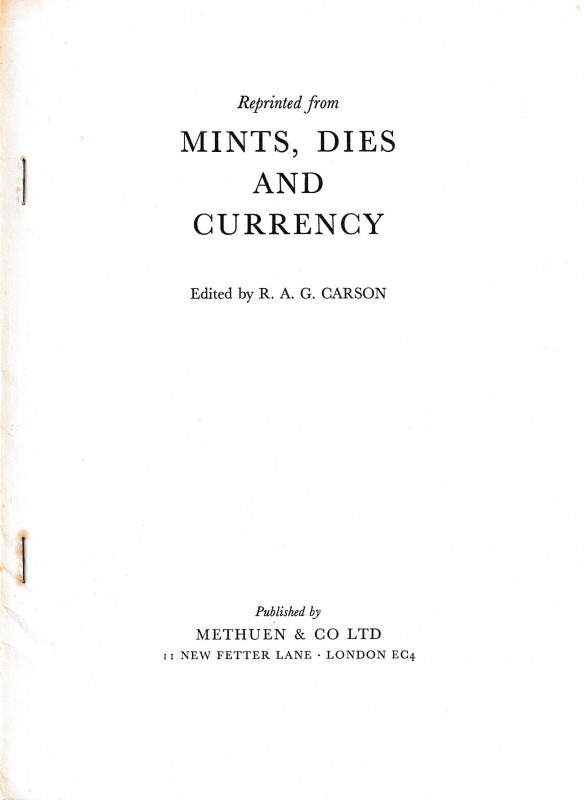 Whitting P. and Liddell D., I Albert Baldwin: Two Appreciations. Reprinted from ...