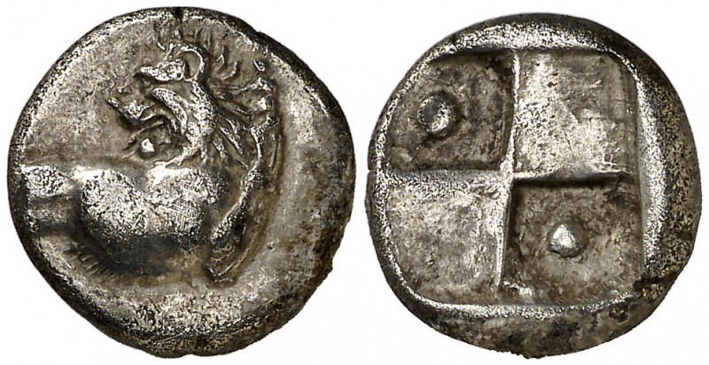 (400-350 a.C.). Tracia. Cherronesos. Hemidracma. (S. 1602). 2,54 g. MBC+.