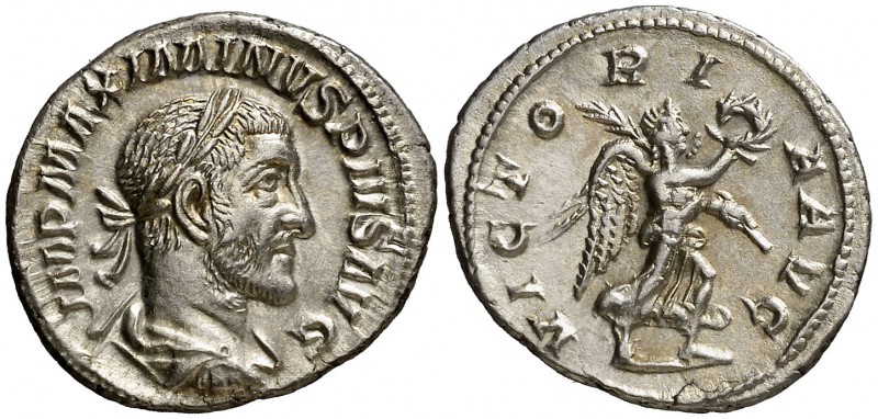 (235-236 d.C.). Maximino I. Denario. (Spink 8317) (S. 99a) (RIC. 16). 3,04 g. EB...