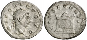 (250-251 d.C.). Octavio Augusto. Antoniniano. (Spink 9459) (S. 578, de Augusto) (RIC. 78). 4,30 g. Muy escasa. MBC.