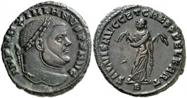 (299-303 d.C.). Maximiano Hércules. Cartago. Follis. (Spink 13306) (Co. 510) (RIC. 31b). 9,24 g. EBC-.