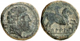 Beligiom (Belchite). Semis. (FAB. 245 var) (ACIP. 1435). 5,84 g. BC.