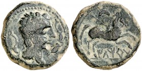 Iltirta (Lleida). Semis. (FAB. 1472) (ACIP. 1253). 5,38 g. Pátina verde. MBC.