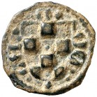 Comtat d'Urgell. Teresa d'Entença (1314-1328). Balaguer. Pugesa. (Cru.V.S. 131) (Cru.C.G. 1948). 0,55 g. T gótica. MBC+.