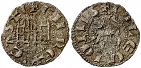 Infante Don Enrique (1259). Sevilla. Dinero. (AB. 292.3). 0,53 g. Grieta. Escasa. (MBC).