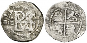 s/d. Felipe II. Lima. . 1/2 Real. (Cal. 705). 1,58 g. Escasa. BC+.