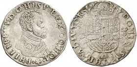 s/d. Felipe II. Dordrecht. 1/2 escudo felipe. (Vti. 1088) (Vanhoudt 268.DO) (Van Gelder & Hoc 211-11a). 16,87 g. Ex Colección Princesa de Éboli 20/10/...