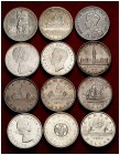 1935 a 1966. Canadá. 1 dólar. Lote de 12 monedas en plata diferentes. A examinar. EBC-/Proof.