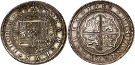 1680. Carlos II. Segovia. M. Cincuentín. 163,52 g. Reproducción en plata. EBC.