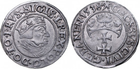Zygmunt I Stary 1506-1548, Grosz 1538, Gdańsk.