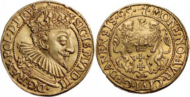 Zygmunt III 1587-1632, Dukat 1595, Gdańsk.