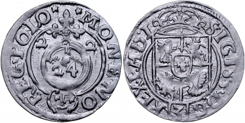 Zygmunt III 1587-1632, Półtorak 1622, Bydgoszcz. Kop. 862, Gum. 973, lustro menn...