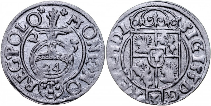 Zygmunt III 1587-1632, Półtorak 1623, Bydgoszcz. Kop. 862, Gum. 973, lustro menn...