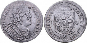 Jan II Kazimierz 1649-1668, Ort 1652 MW, Wschowa.