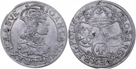 Jan II Kazimierz 1649-1668, Szóstak 1660 TLB, Kraków.