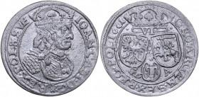 Jan II Kazimierz 1649-1668, Szóstak 1661 GB-A, Lwów.