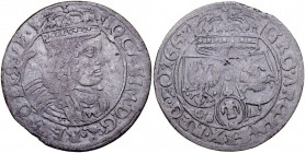 Jan II Kazimierz 1649-1668, Szóstak 1662 GB-A, Lwów, bez VI.