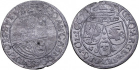 Jan II Kazimierz 1649-1668, Szóstak 1662 GB-A, Lwów.