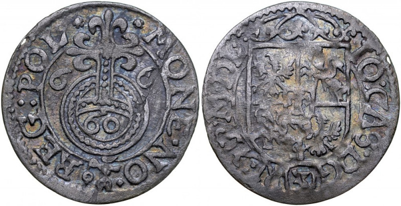 Jan II Kazimierz 1649-1668, Półtorak 1666, Poznań, RR. Kop. 1576 R6, Kurp. 76 R7...