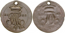 Pieniądź dominialny 1802.