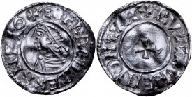 England, Aethelred II 978-1016, Denar typu Small Cross, Londyn.