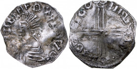 Sweden, Denar około 1000 roku, naśladownictwo denara angielskiego typy Long Crose