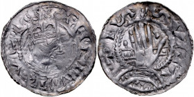 Germany, Heinrich II 1009-1024, Denar, Esslingen.