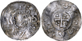 Germany, Heinrich II 1009-1024, Denar, Salzburg.