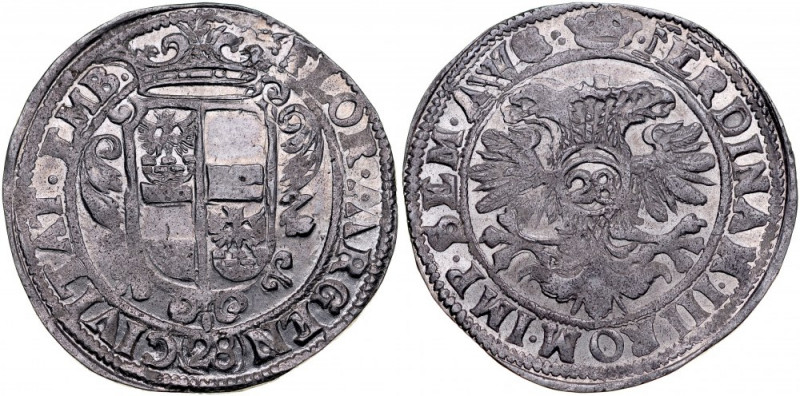 Germany, Emden, 28 Stuver bez daty, Ferdinand III. Dav 508, srebro, waga 18,59 g...