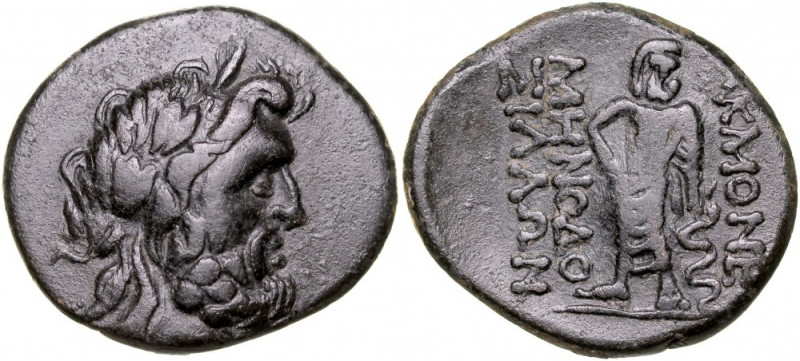 Greece, Phrygia, Akmoneia, Bronze Ae-18mm, 88-40 BC. bardzo ładna moneta w połys...