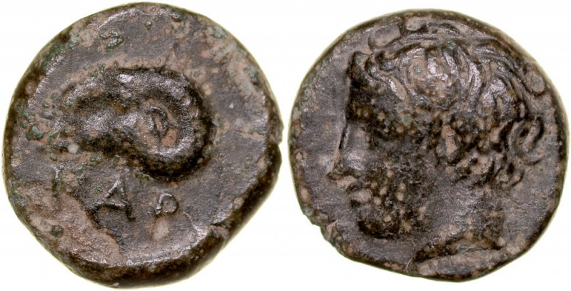 Greece, Troas, Gargara, Bronze Ae-9mm, 400-350 BC. poprawna, ładnie spatynowana ...