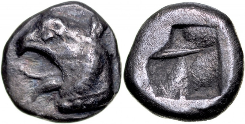 Greece, Ionia, Phokaia, Diobol, 500 BC. doskonały styl, delikatna patyna, piękna...