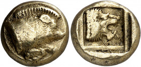 (454-427 a.C.). Lesbos. Mytilene. Hekté. (S. falta) (CNG. VI, 967). 2,52 g. MBC.