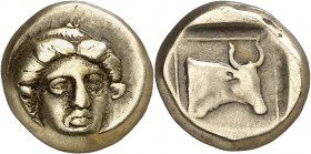 (412-378 a.C.). Lesbos. Mytilene. Hekté. (S. 4245 var) (CNG. VI, 987). 2,55 g. MBC.