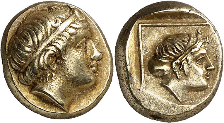 (377-326 a.C.). Lesbos. Mytilene. Hekté. (S. falta) (CNG. VI, 1011). Atractiva. ...