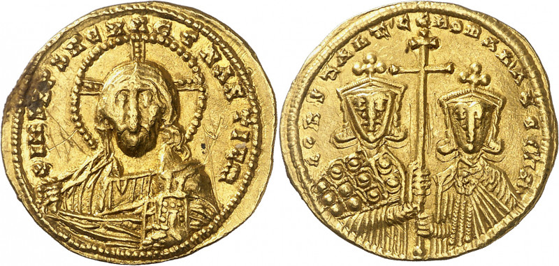 Constantino VII y Romano I (945-959). Constantinopla. Sólido. (Ratto 1905) (S. 1...