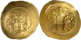 Romano IV, Eudocia, Miguel VII, Constancio y Andrónico (1068-1071). Constantinopla. Histamenon nomisma. (Ratto 2026) (S. 1861). Muy bella. Ex Áureo 21...