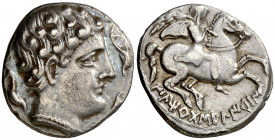 Iltirtasalirban (Lleida). Denario. (FAB. 1455) (ACIP. 1242). Escasa. 3,87 g. MBC+.