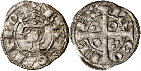Jaume I (1213-1276). Barcelona. Diner de tern. (Cru.V.S. 310) (Cru.C.G. 2120b). Muy atractiva. Rara así. 0,96 g. EBC-.